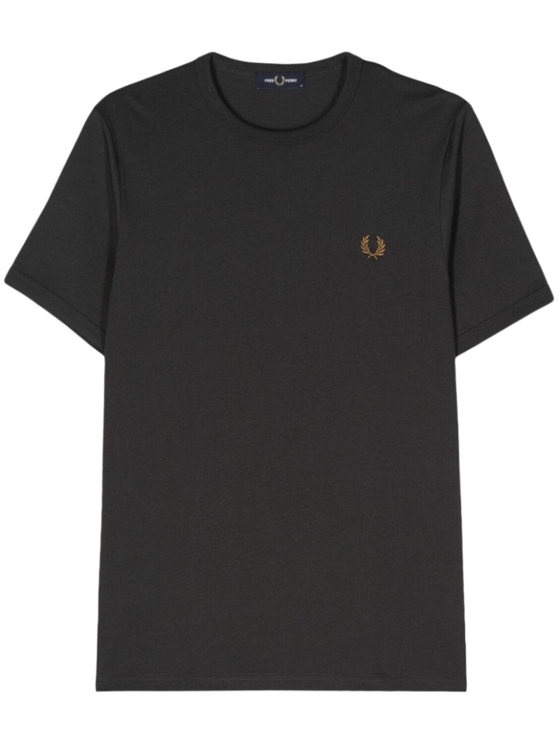 

Fred Perry футболка с вышитым логотипом, серый
