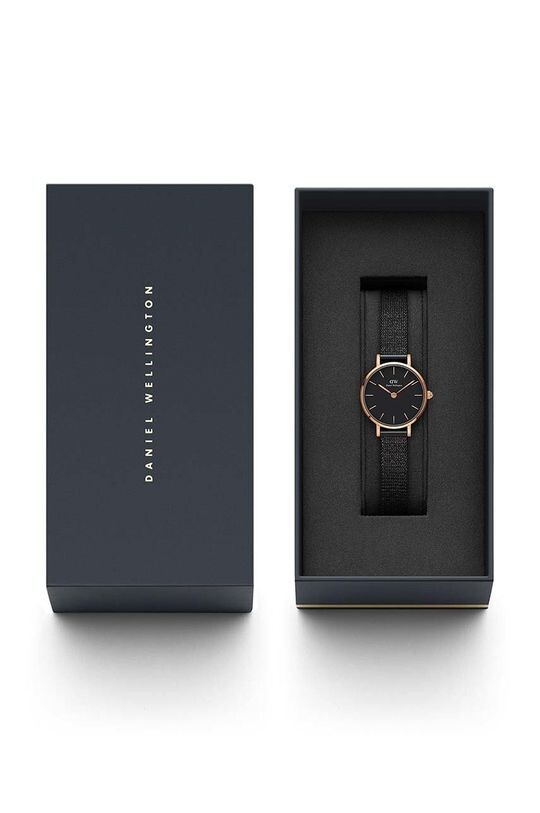 

Дэниел Веллингтон смотрит Petite 24 Pressed Ashfield Daniel Wellington, розовый