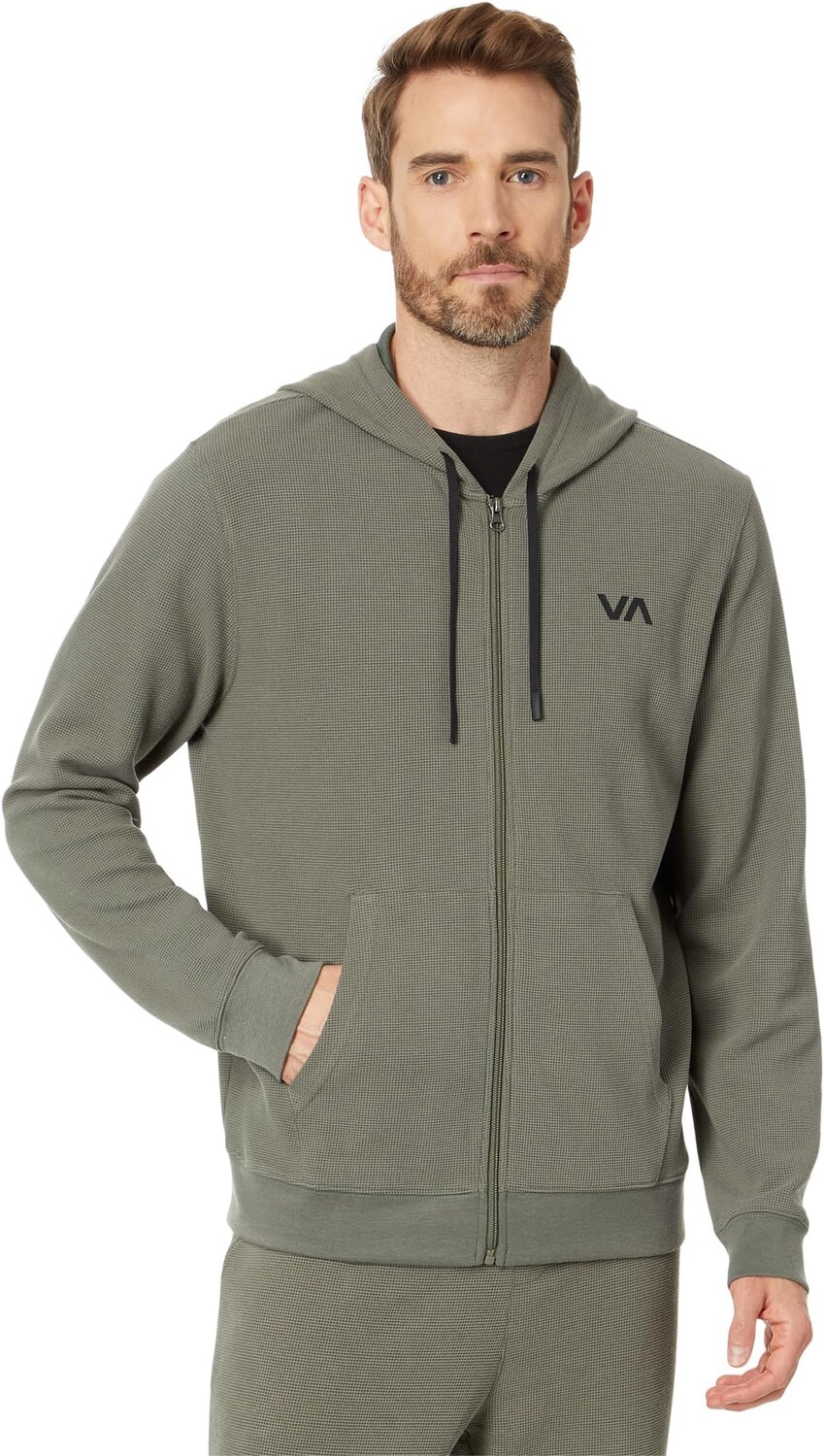 

Толстовка C-Able с молнией и полной молнией RVCA, цвет Olive