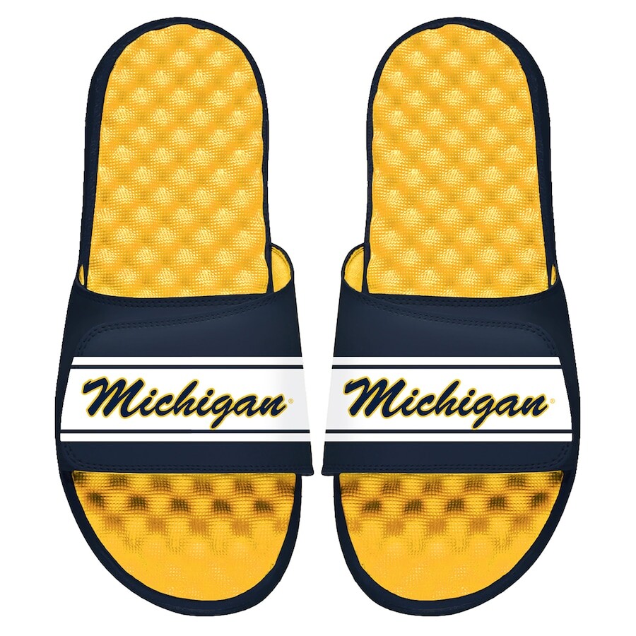 

Шлепанцы ISlide Michigan Wolverines, нави