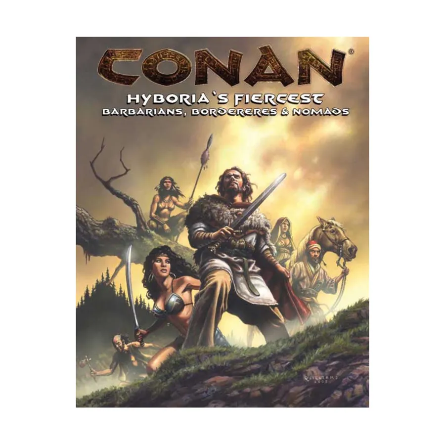 

Hyboria's Fiercest - Barbarians, Borderers & Nomads, Conan (d20), мягкая обложка