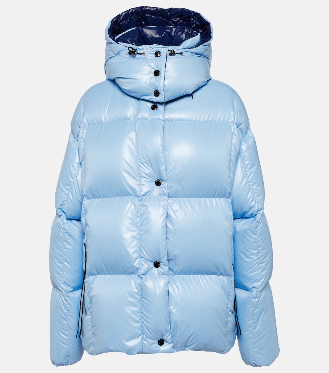 

Пуховик из параны MONCLER, синий