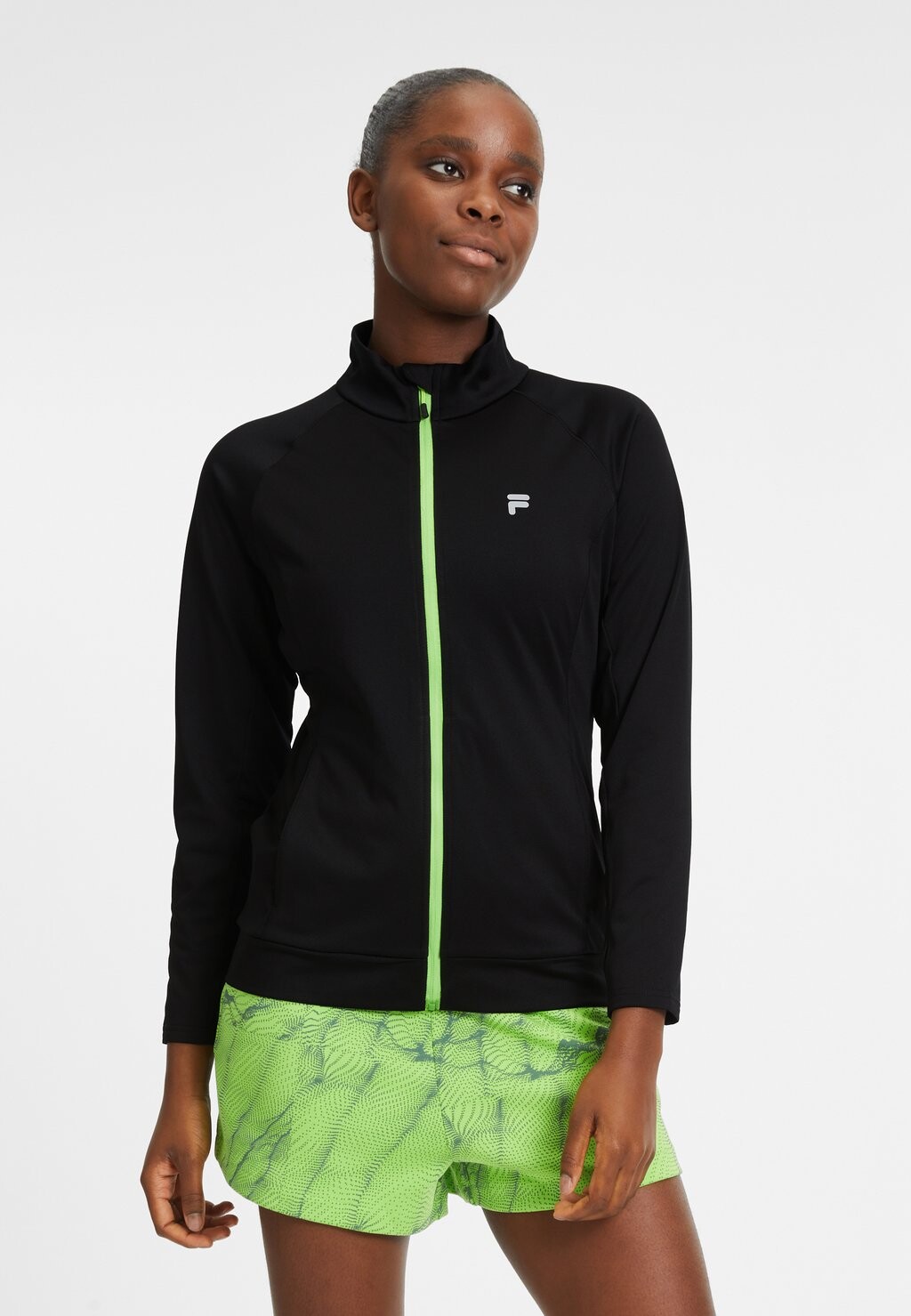

Толстовка со стойкой Fila APPAREL ROGIL RUNNING ZIP, черный
