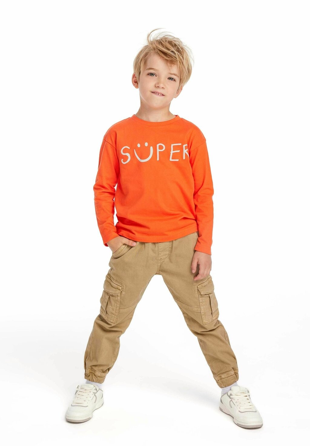 

Рубашка с длинным рукавом STANDARD MINOTI, цвет orange