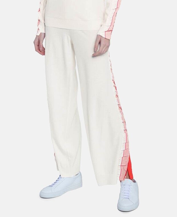 

Шерстяные брюки Stella McCartney, белый