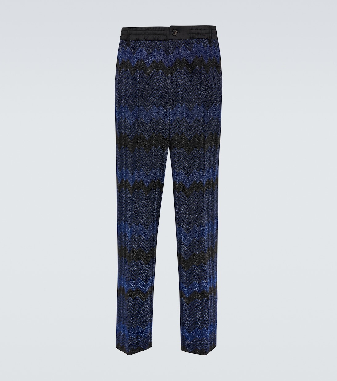 

Брюки со средней посадкой и зигзагом Missoni, синий