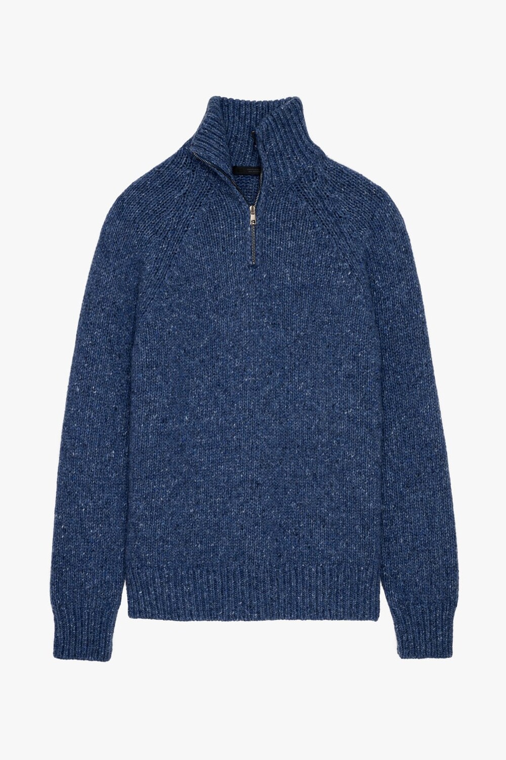 

Свитер с воротником на молнии, ограниченная серия ZARA, синий