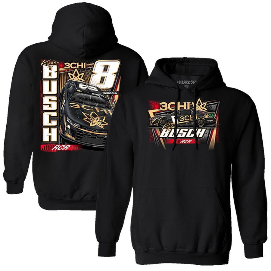 

Пуловер с капюшоном Richard Childress Racing Team Collection Kyle Busch, черный