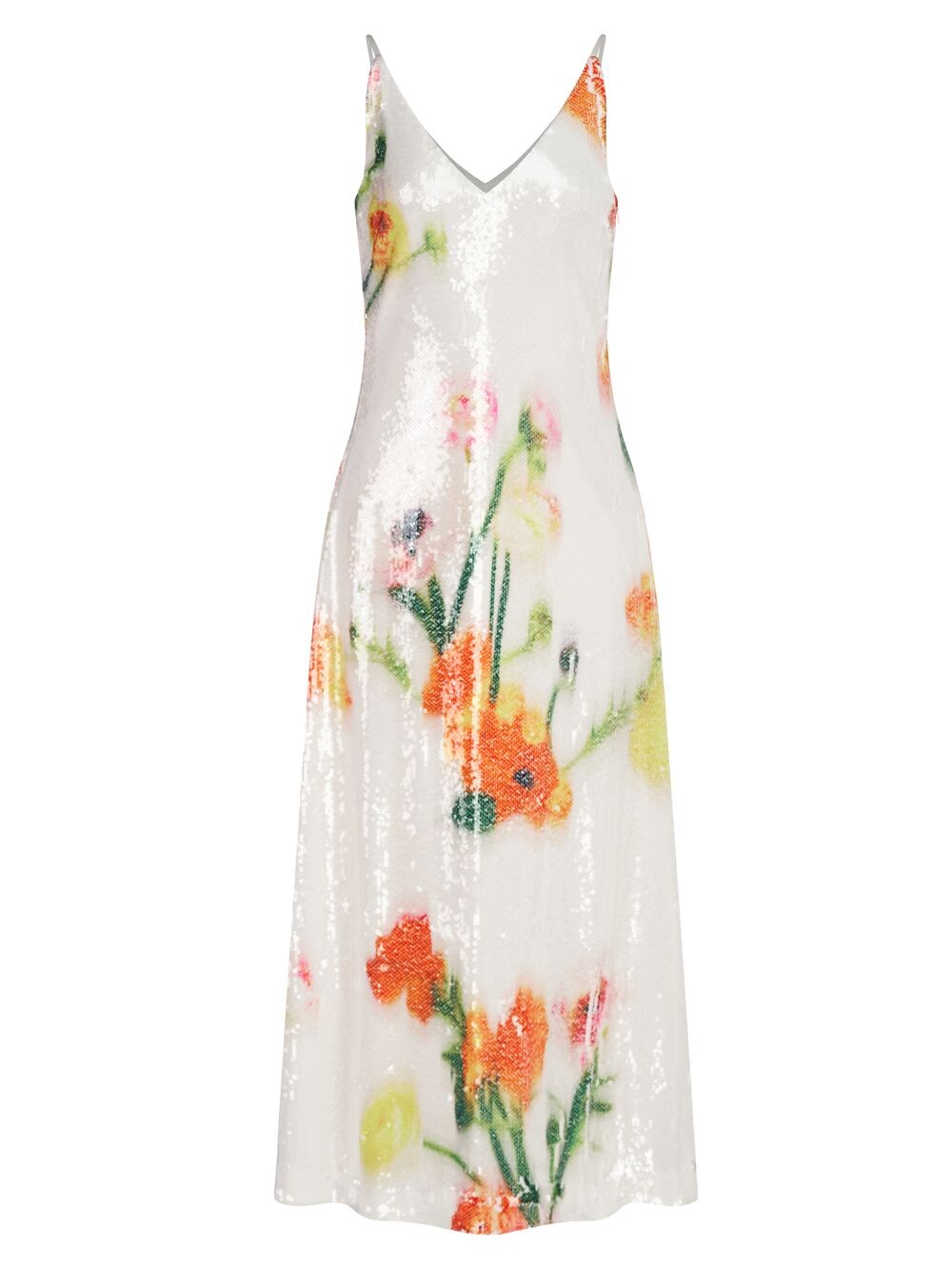 

Платье Caralyn с пайетками Halston, красный