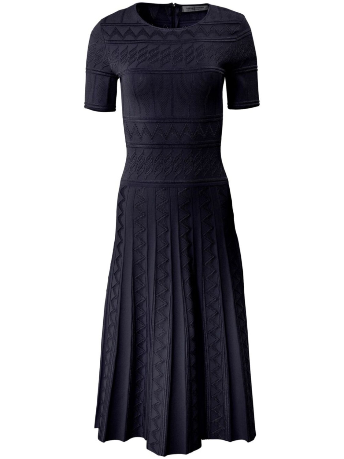 

Carolina Herrera ажурное платье миди, синий