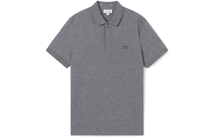 

Рубашка поло мужская темно-серая Lacoste, темно-серый