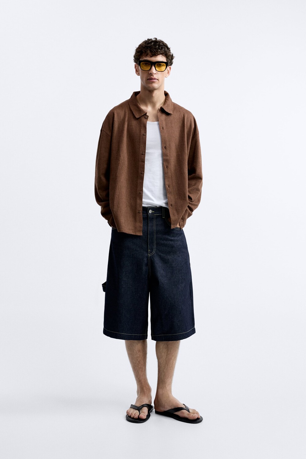 

Рубашка Zara, браун