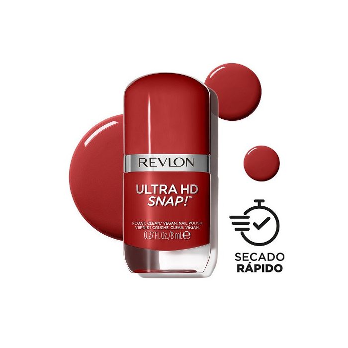 цена Лак для ногтей Ultra HD Snap Nail! Esmalte de Uñas Revlon, Red And Real 014