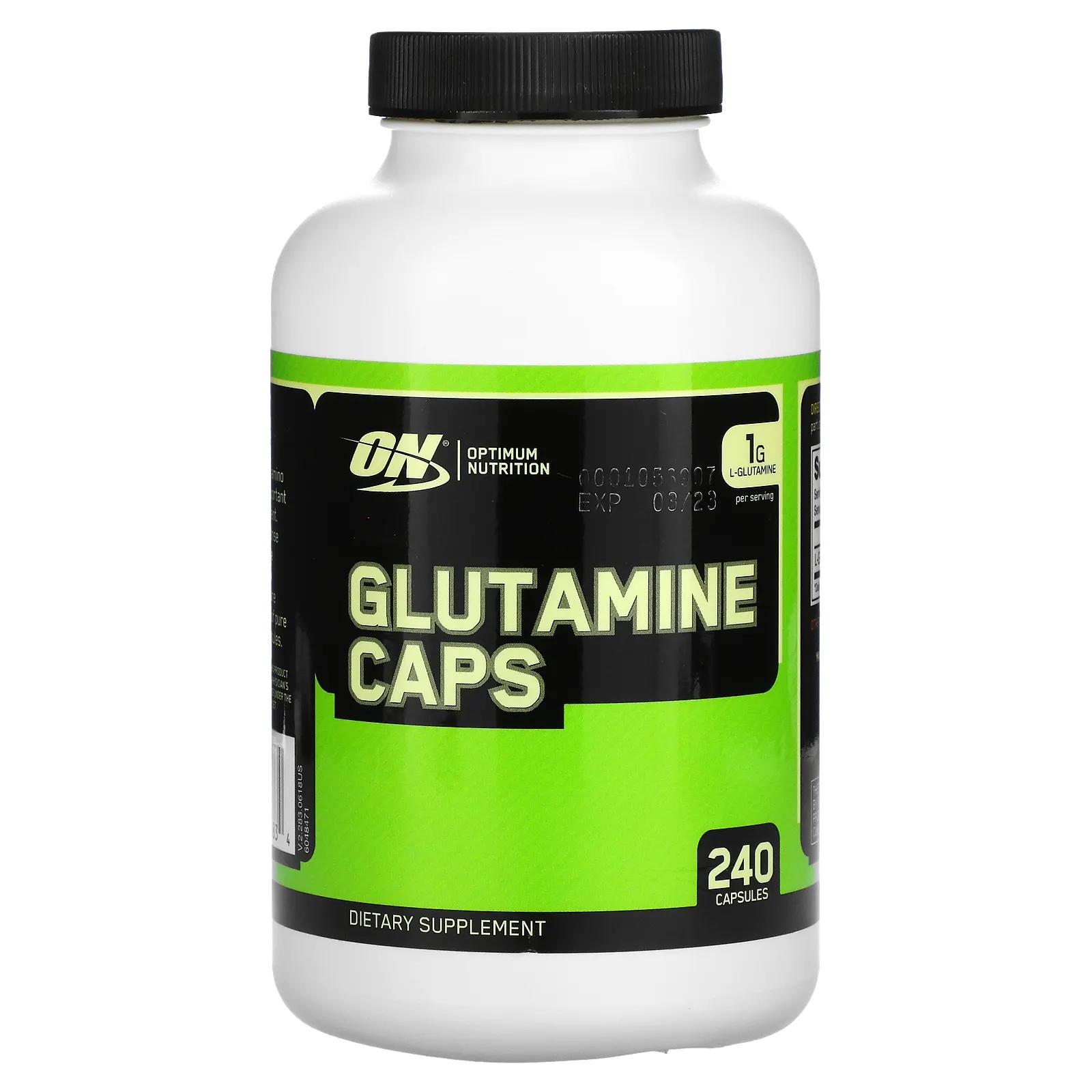 optimum nutrition glutamine caps 1000 мг 240 кап Optimum Nutrition Глютамин 1000 мг 240 капсул