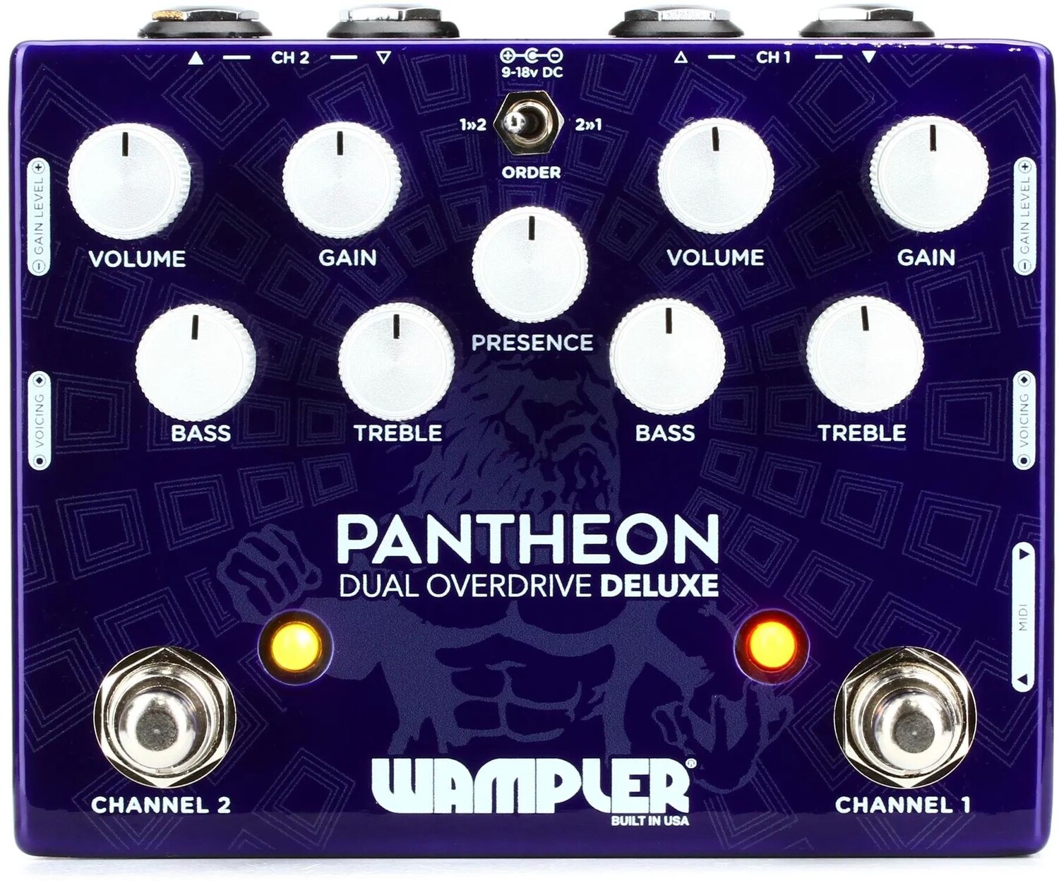 

2-канальная педаль овердрайва Wampler Dual Pantheon