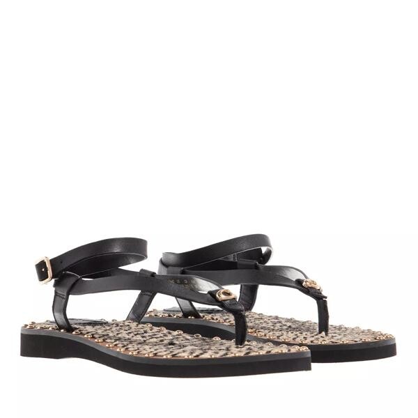 

Сандалии gracey leather sandal Coach, черный