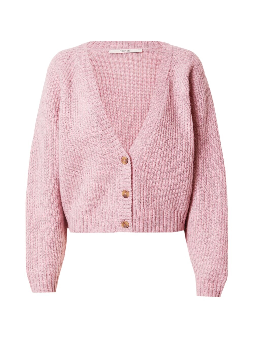 

Вязаный кардиган Esprit, светло-розовый