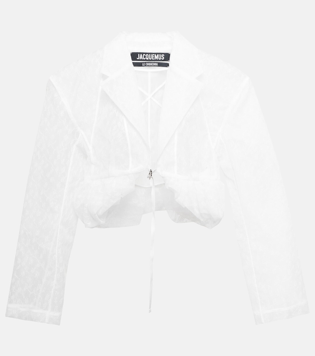 

Кружевной жакет la veste dentelle Jacquemus, белый
