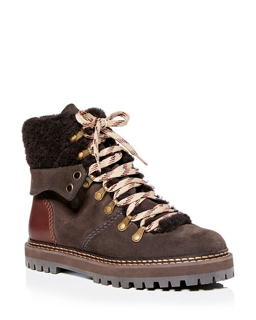 

Женские походные ботинки на шнуровке Eileen Walk See by Chloé, цвет Brown