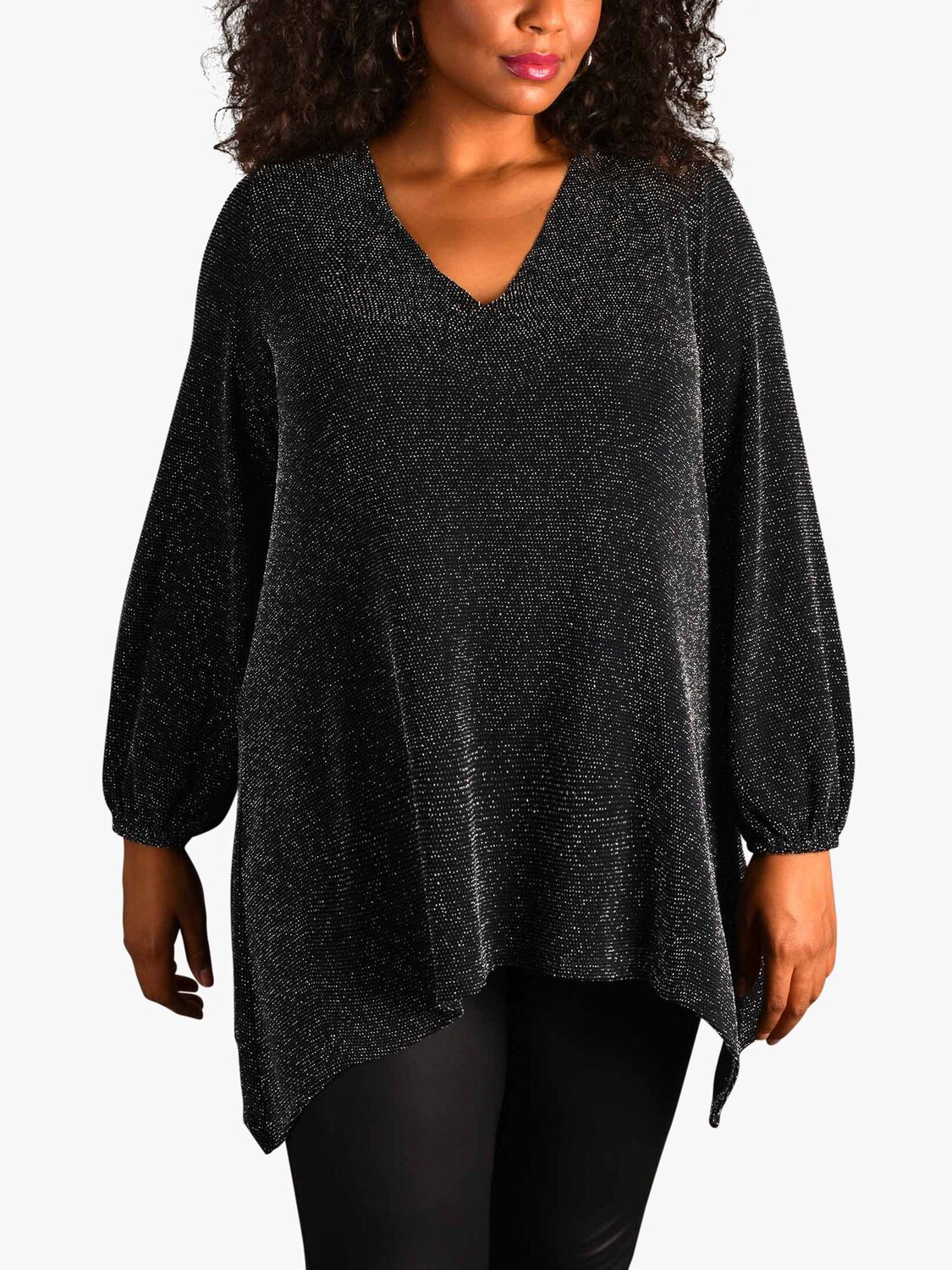 

Топ Live Unlimited Shimmer Hanky Hem, серый