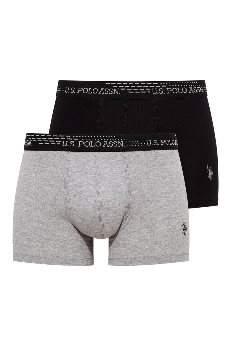 

Боксеры с логотипом, 2 пары U S Polo Assn , черный