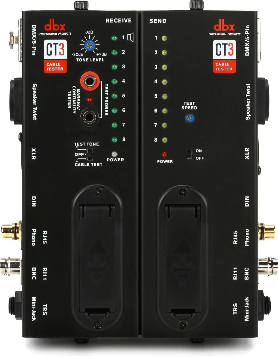 

Усовершенствованный кабельный тестер dbx CT3