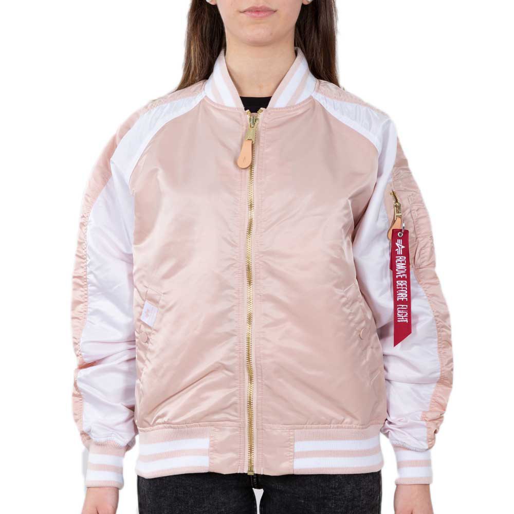 Pink alpha industries clearance bomber