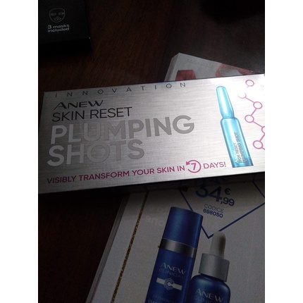 

Anew Skin Reset Plumping Shots 7-дневная ампула с коллагеном для лица, Avon