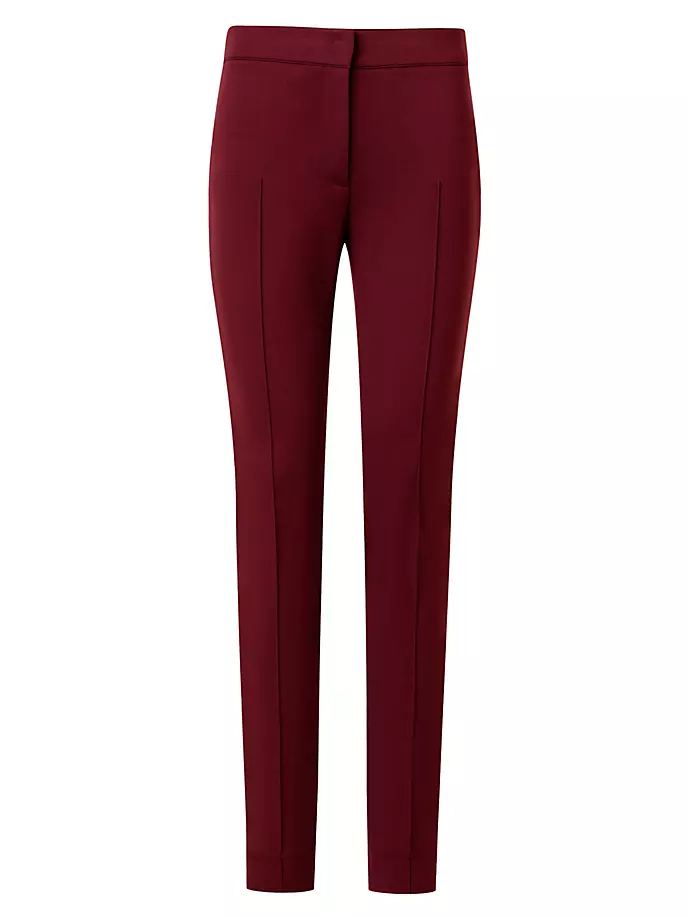 

Леггинсы Mara со складками и высокой талией Akris Punto, цвет garnet