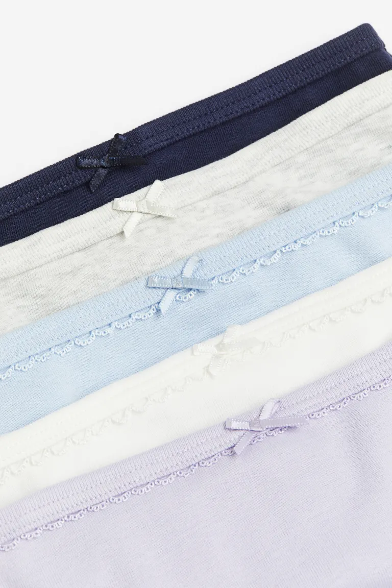 

Трусики из хлопка, 5 пар H&M, фиолетовый