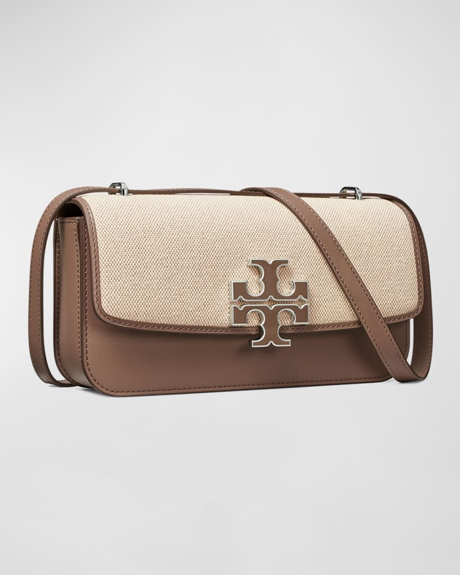 

Холщовая сумка-трансформер Eleanor East-West через плечо Tory Burch