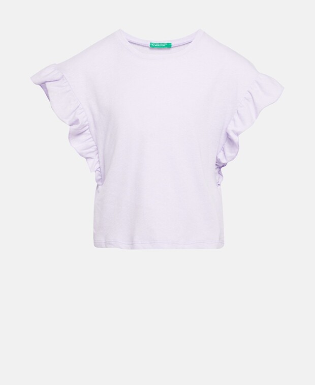 

Футболка United Colors of Benetton, лиловый