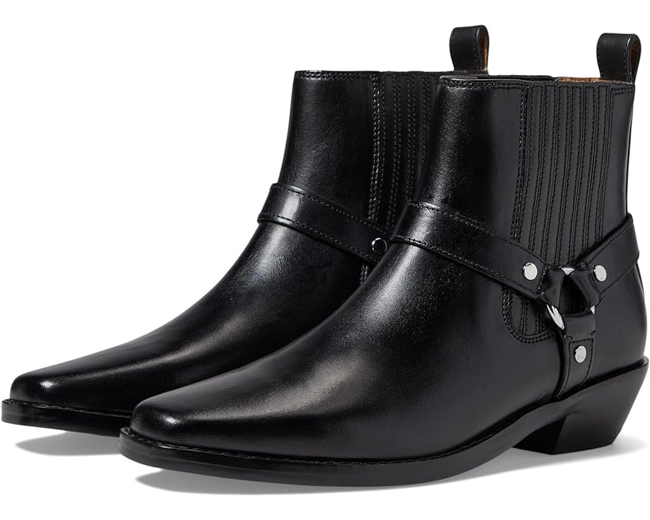 Ботинки Madewell The Santiago Western Ankle Boot in Leather, реальный черный
