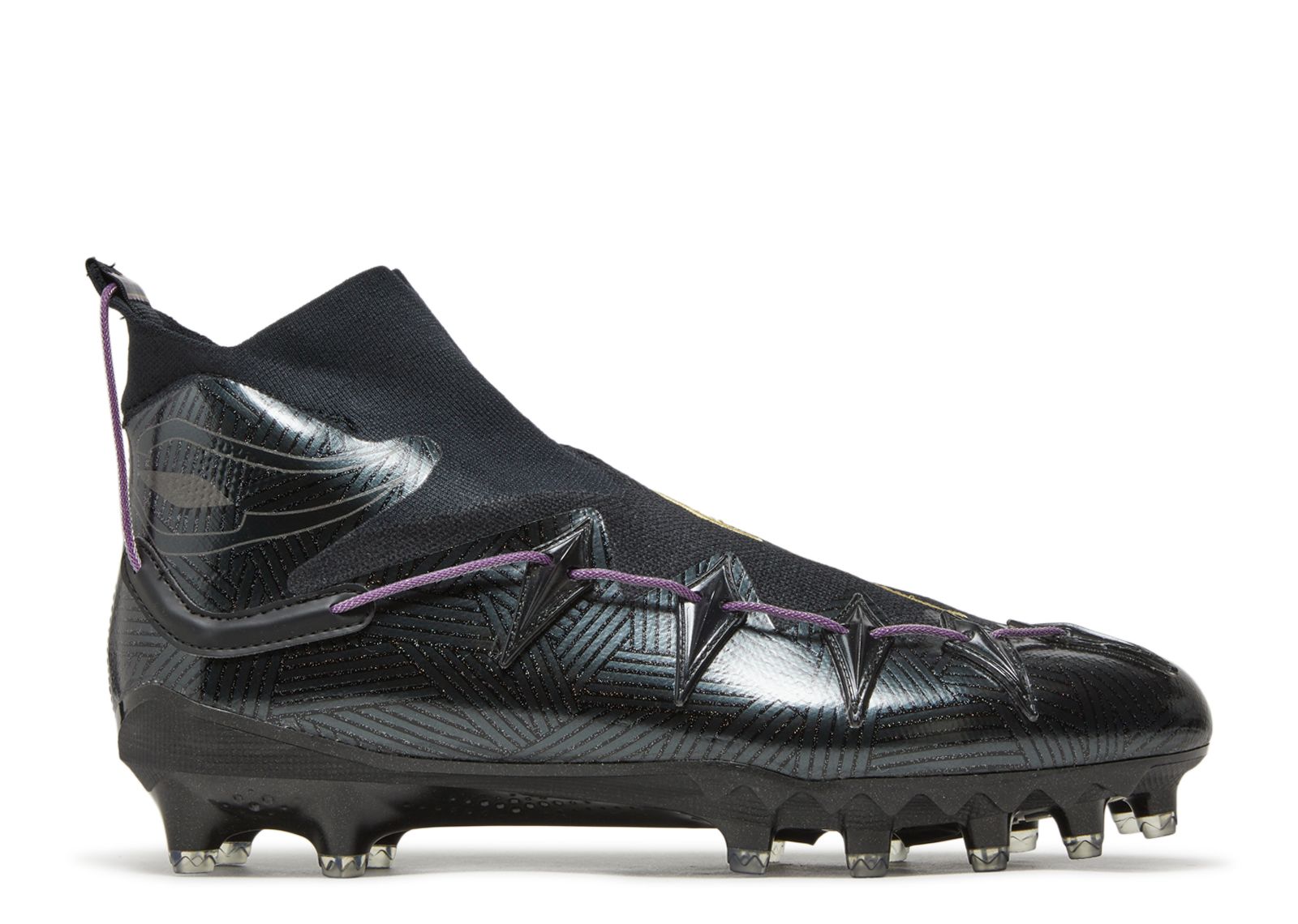 бутсы adidas футбольные натуральная кожа размер 46 черный Кроссовки adidas Marvel X Freak Ultra 'Black Panther', черный