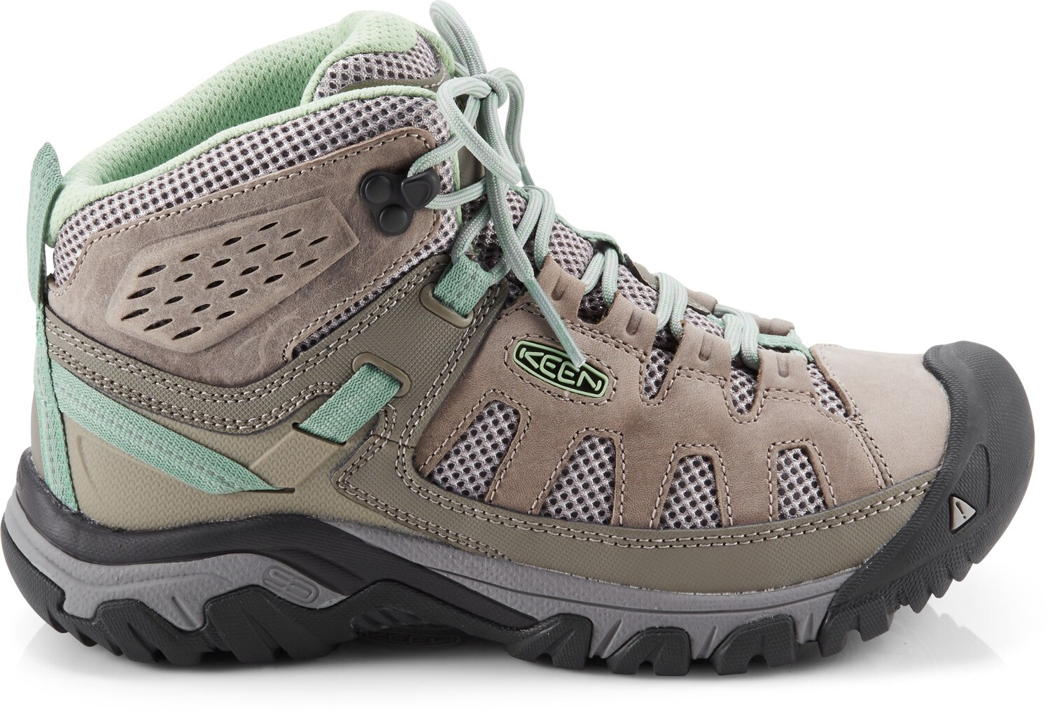 

Походные ботинки Targhee Vent Mid — женские KEEN, серый