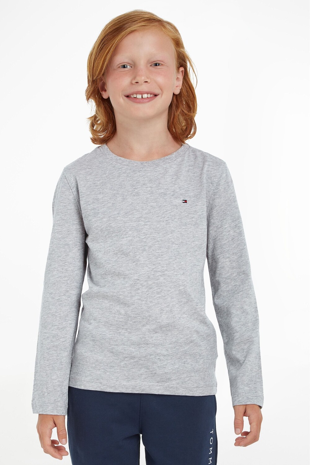 

Базовая блузка с длинными рукавами Tommy Hilfiger, серый