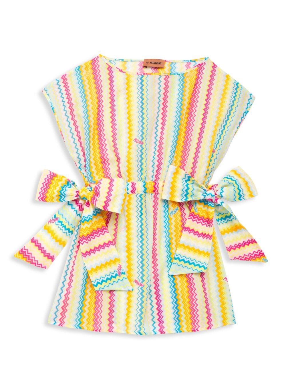 

Прикрывающее платье с принтом для девочек Missoni