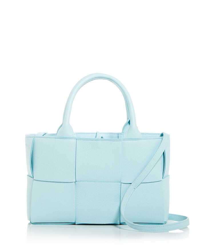 

Плетеная кожаная сумка через плечо Mini Arco Bottega Veneta