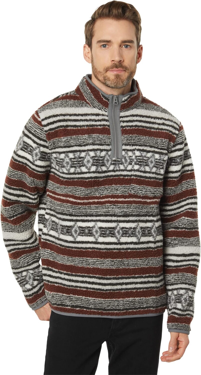 

Свитер Southwestern Sherpa Utility Mock Neck Lucky Brand, мульти