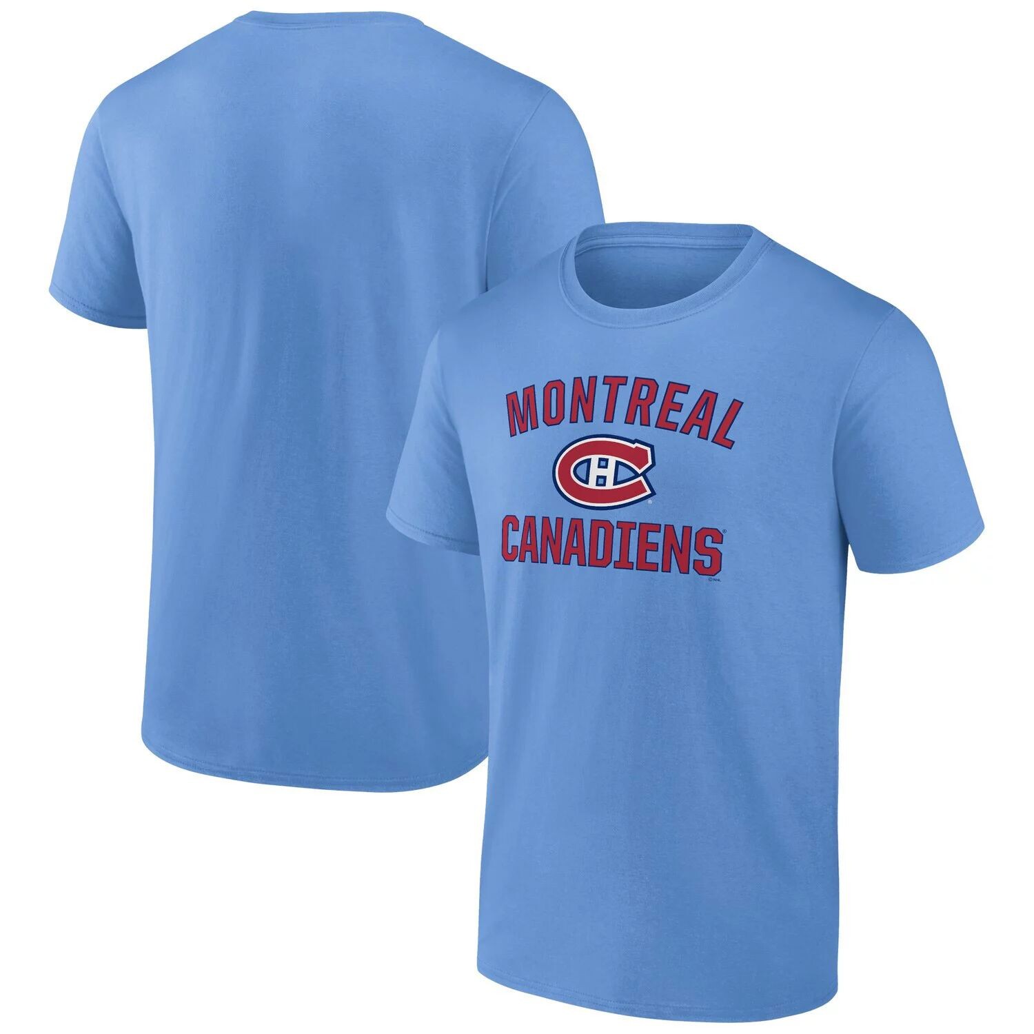 

Мужская голубая футболка с надписью Montreal Canadiens Special Edition 2.0 Fanatics