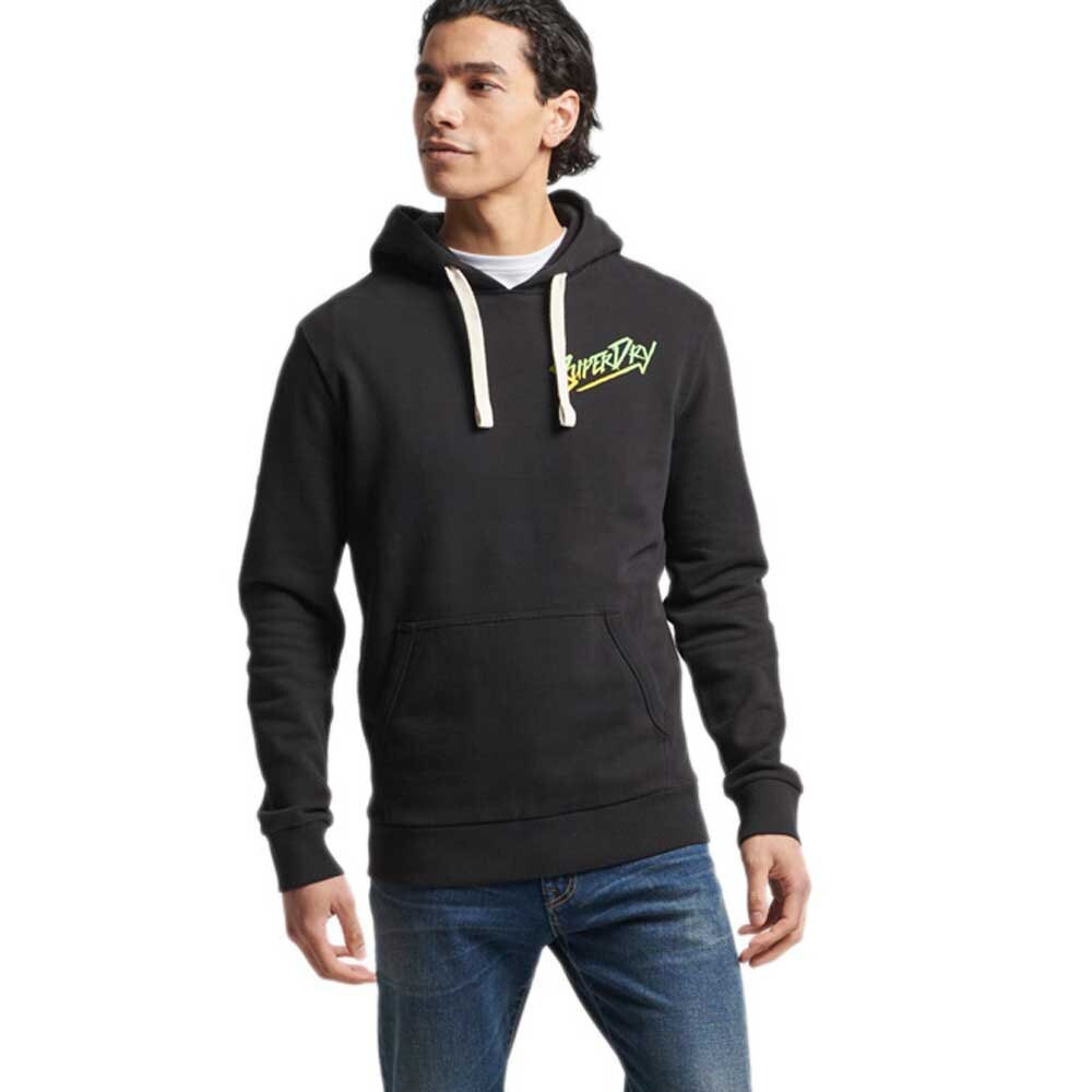 

Худи Superdry Vintage Cali, черный