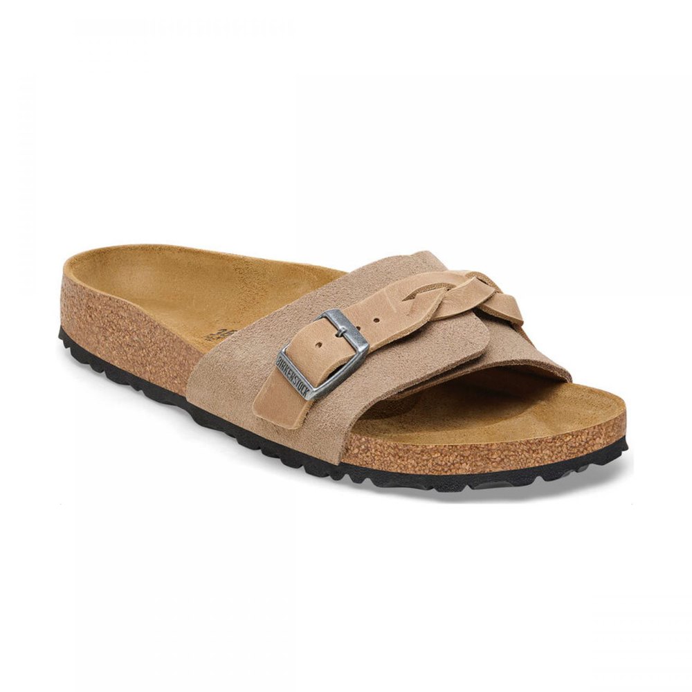 

Сандалии Birkenstock Oita Braided narrow, серый