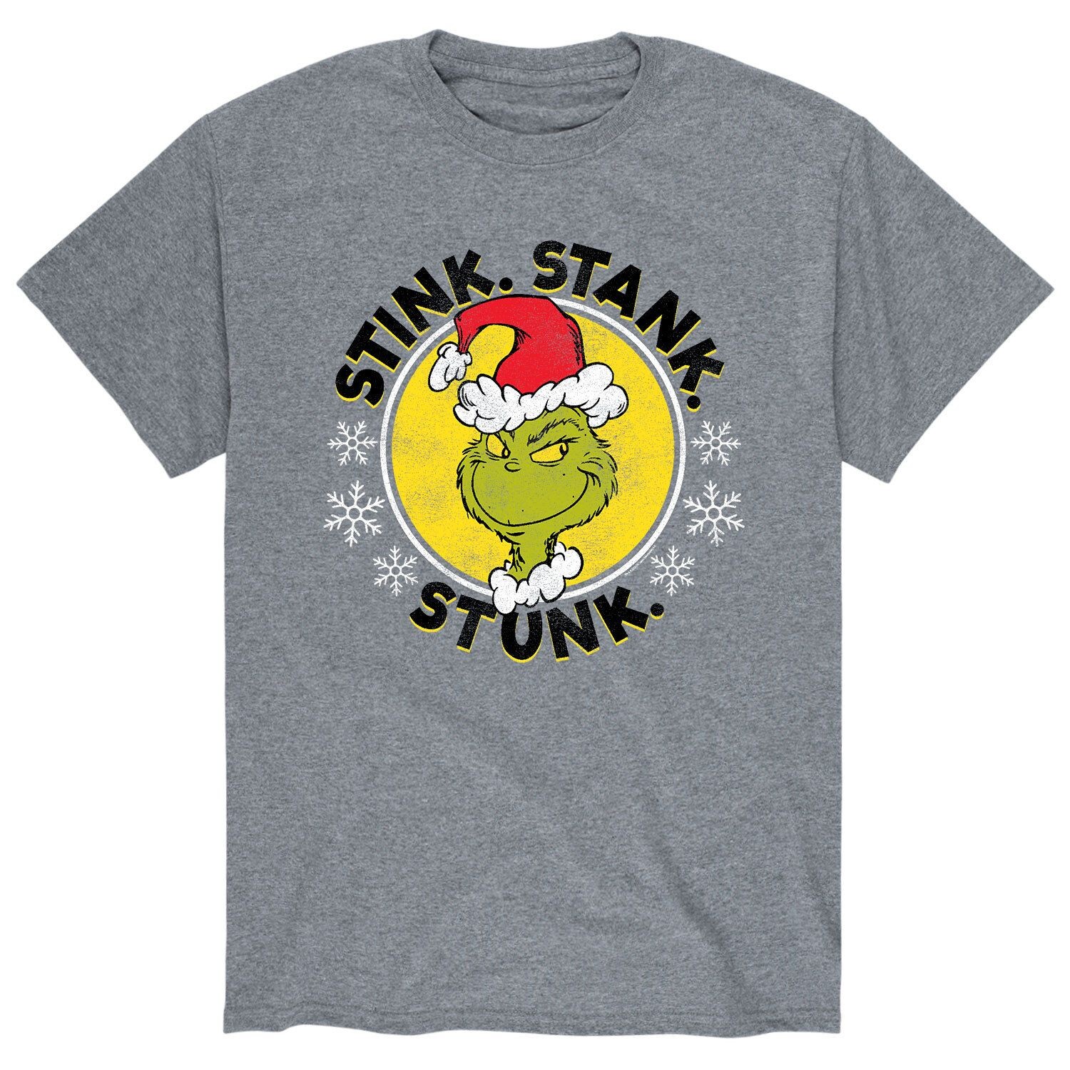 

Мужская футболка Dr. Seuss The Grinch Stink Licensed Character
