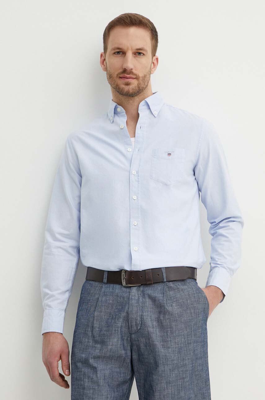 

Рубашка Gant из хлопка, синий
