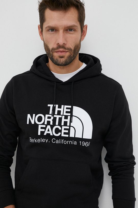 

Хлопковая толстовка The North Face, черный