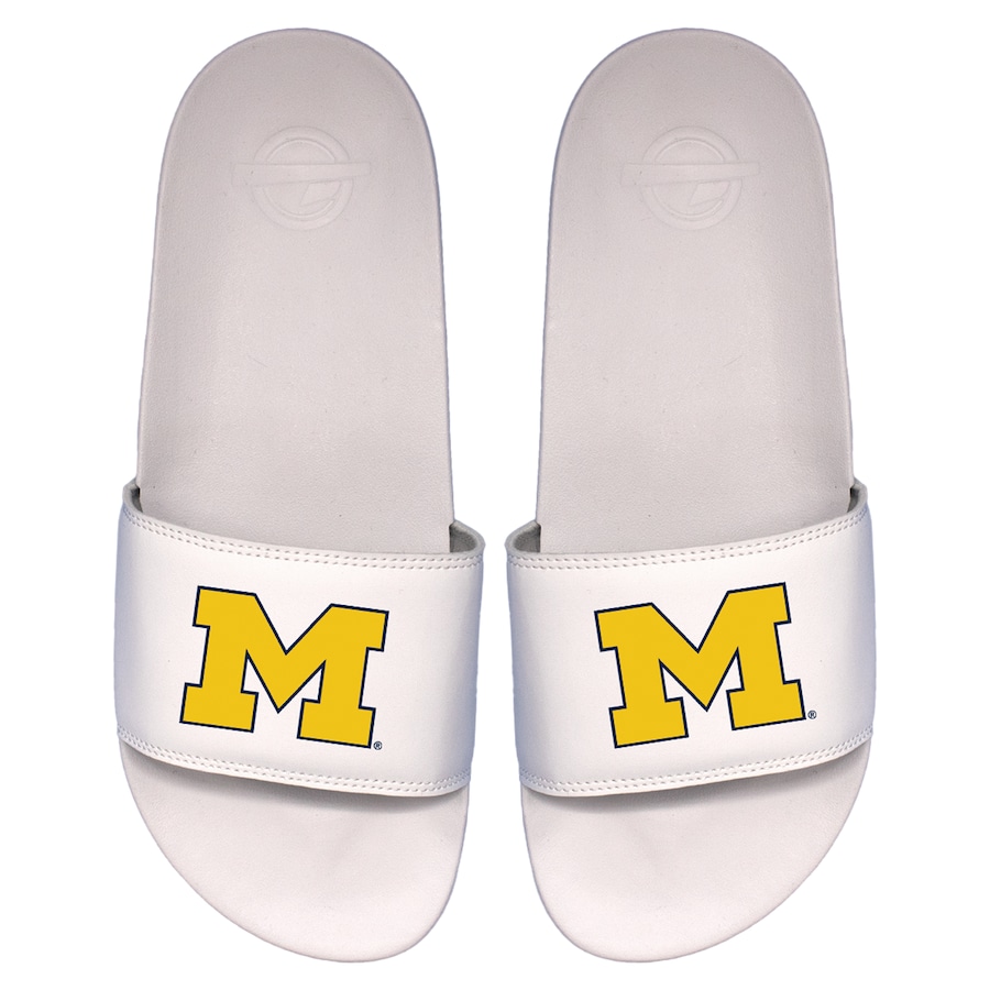 

Шлепанцы ISlide Michigan Wolverines, белый