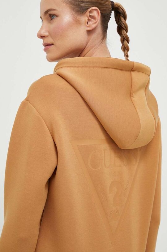 

Фуфайка Guess, коричневый