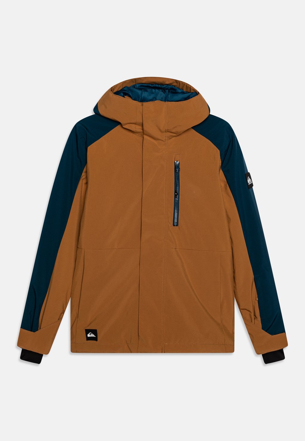 Куртка для сноуборда Mission Block Youth Unisex Quiksilver, цвет bone brown цена и фото
