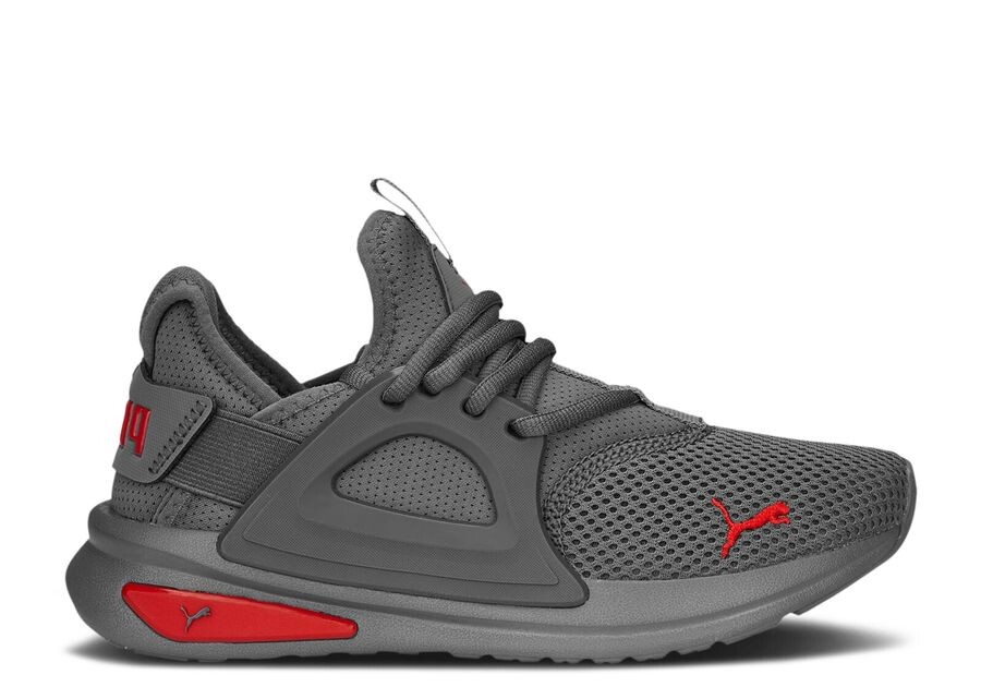 

Кроссовки Puma Softride Enzo Evo Big Kid 'Medium Grey Red', серый
