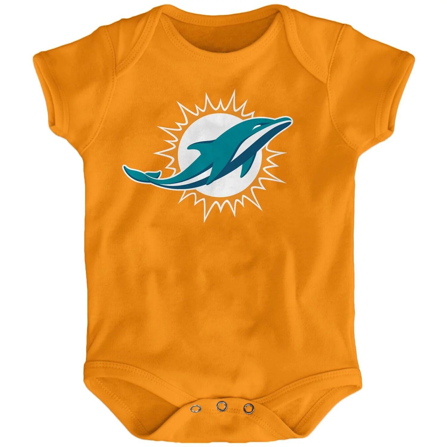 

Оранжевое боди с логотипом команды Miami Dolphins Newborn Outerstuff
